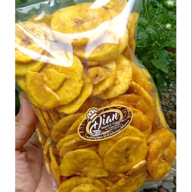 

Sriping pisang bulat manis / Keripik pisang karamel ( 250 gram) Free Buble Wrap + kardus