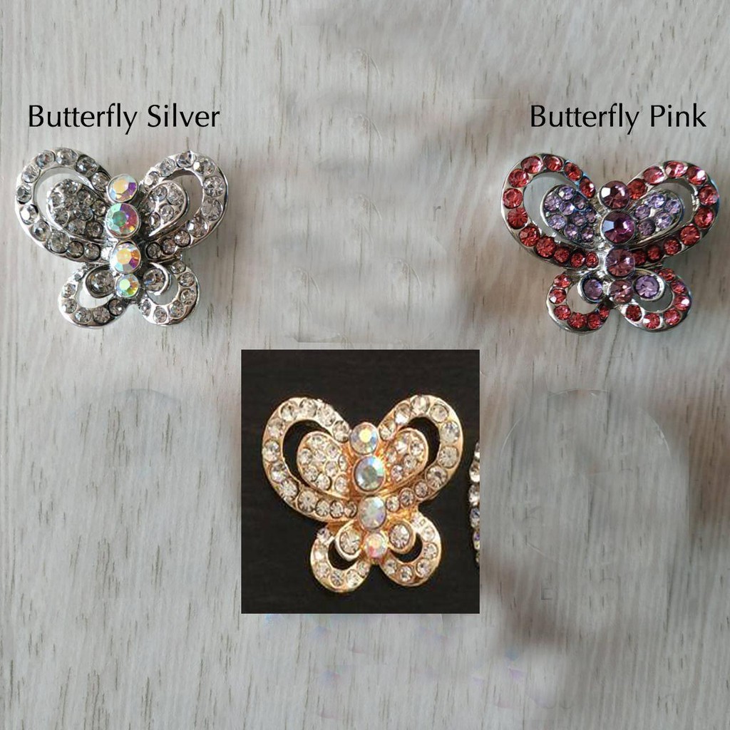 Pin KW Sandal Popits Butterfly kupu kupu