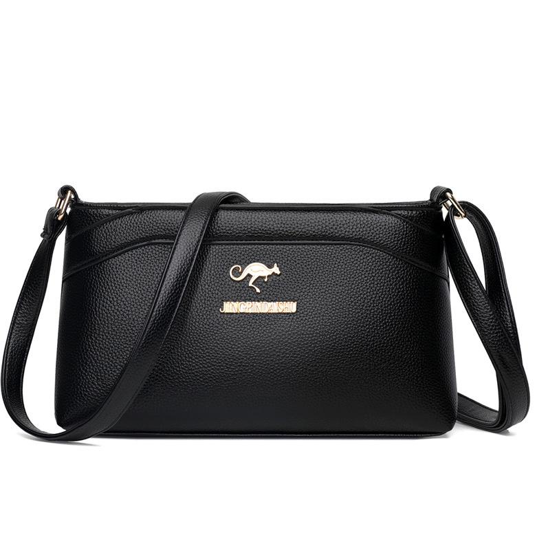 fbu-44 TAS SELEMPANG WANITA KECIL IMPORT KULIT HITAM CRESENT KOREA TA534B5 SLING BAG MUAT HP FASHION