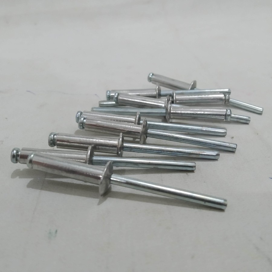 paku blind rivet ripet rifet 4.8mm 4,8mm 4.8 4,8 mm set 10pcs