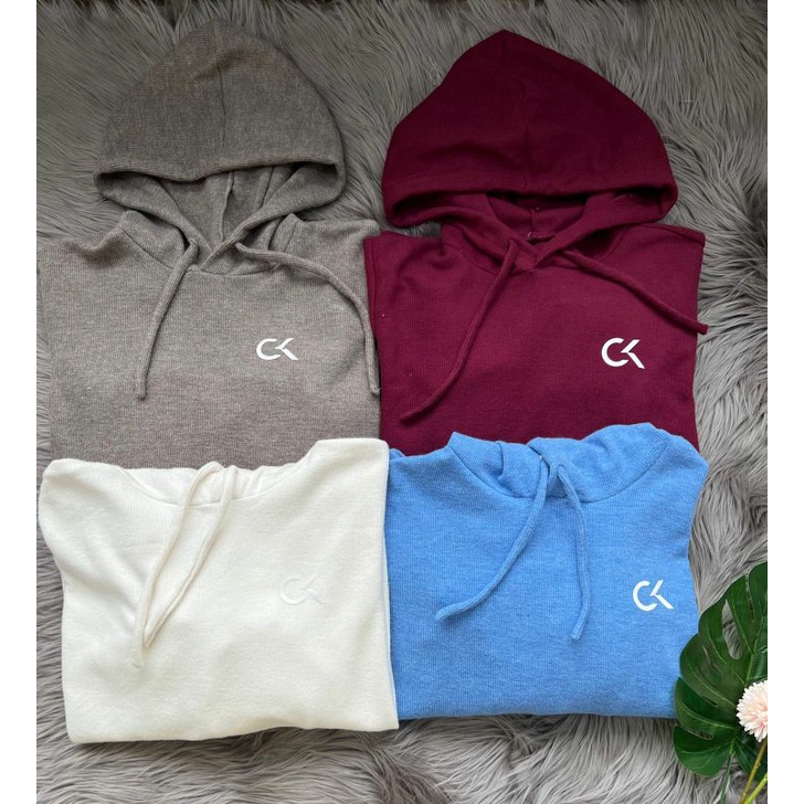 CK hoodie logo sweat dress