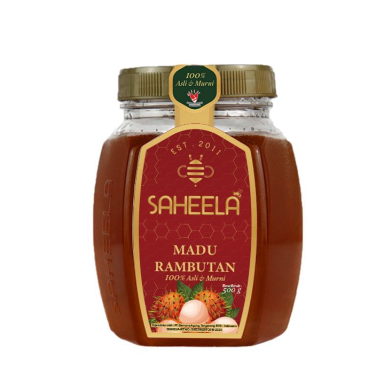 

Madu Murni Saheela Rambutan 500gr