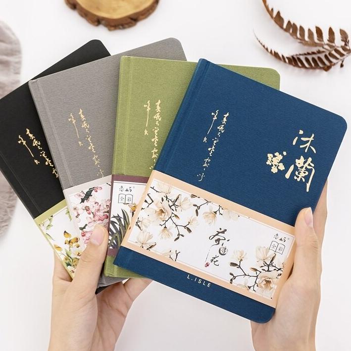 

Menarik Notebook A5 Hardcover Berwarna Full Motif Bunga Aesthetic Buku Tulis Catatan Diary Planner Journal,,