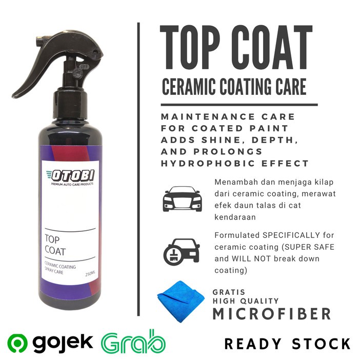 Top Coat - Spray Untuk Perawatan Ceramic Coating Maintenance Care