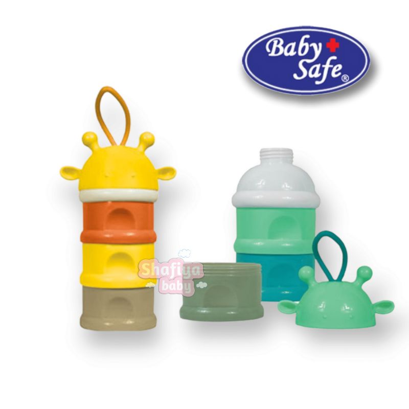 Baby Safe Milk Container MC004 Wadah Susu 3 Tingkat