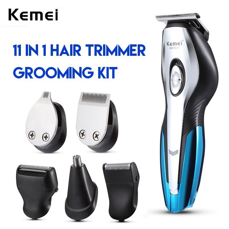 

Kemei Listrik Rambut Clipper pria Pemangkas Rambut Alat Cukur Mesin Cukur Jenggot Cukur KM-5031