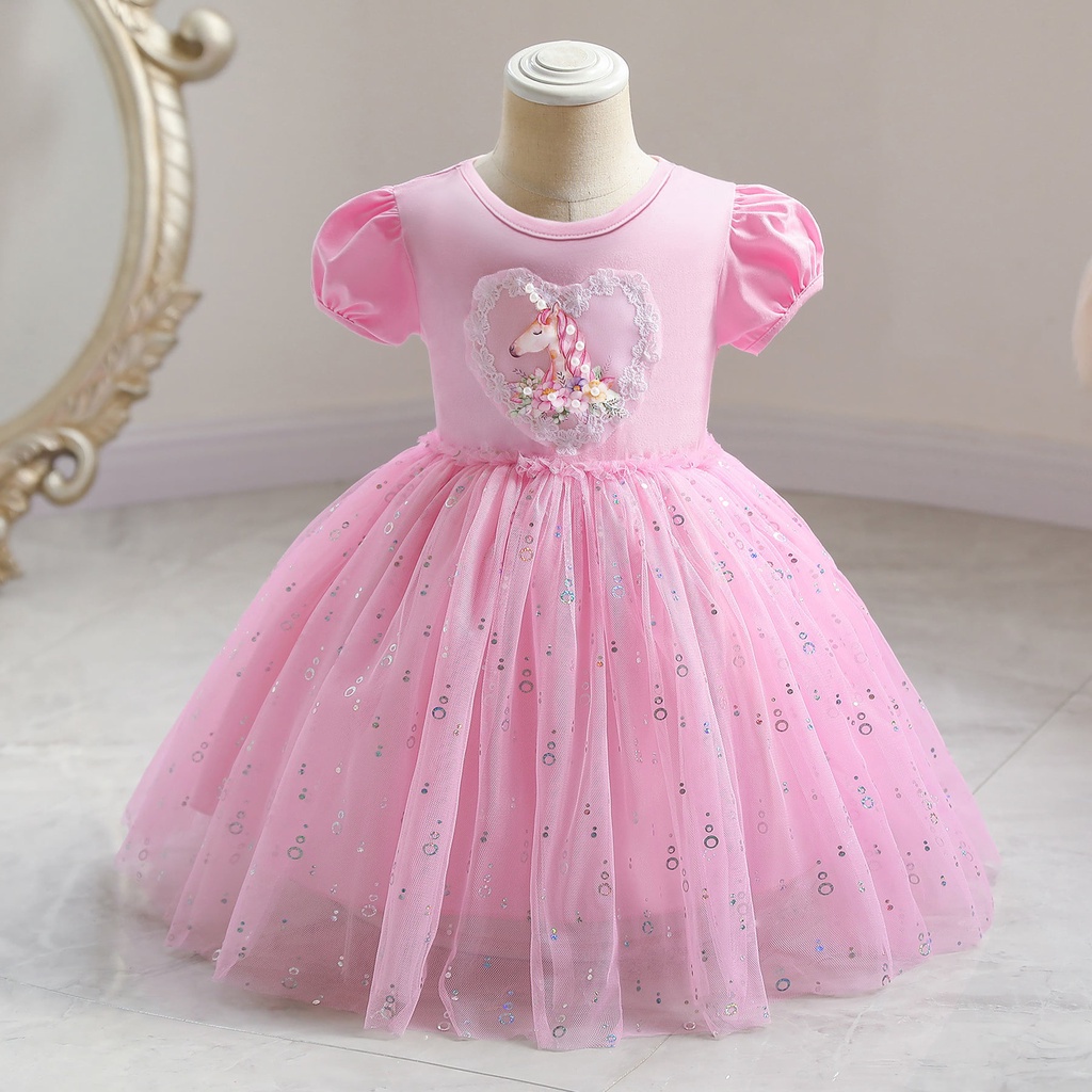 Dress Rainbow Anak Perempuan Love