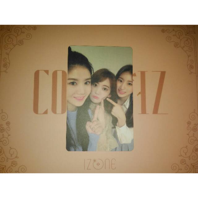 IZ*ONE OFFICIAL PHOTOCARD COLOR*IZ ALBUM - PC UNIT CHAEYEON EUNBI SAKURA (CHAEUNSA)