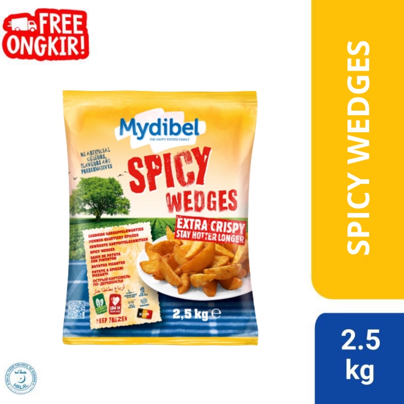 Mydibel Kentang Spicy Wedges 2.5kg