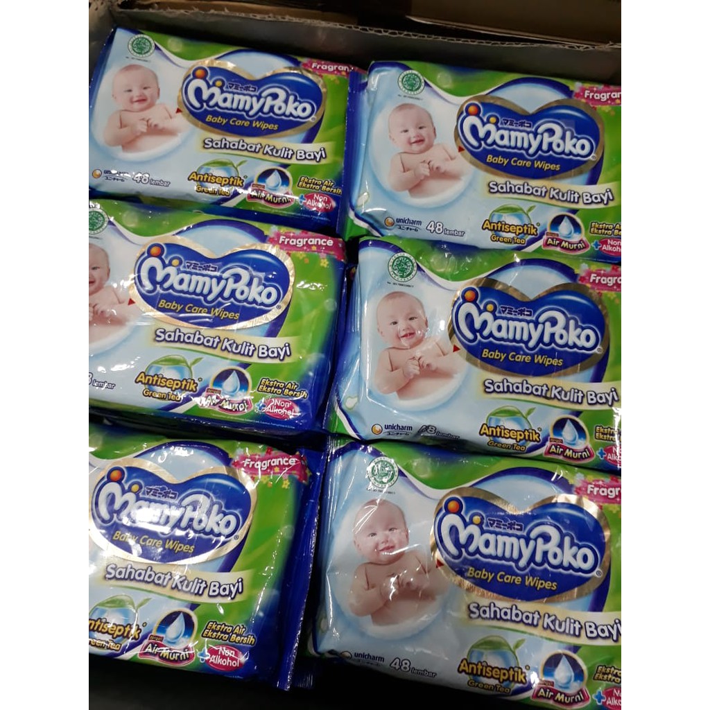 Jual Mamy Poko Tissue Basah Atau Wipes Antiseptic Isi Shopee Indonesia