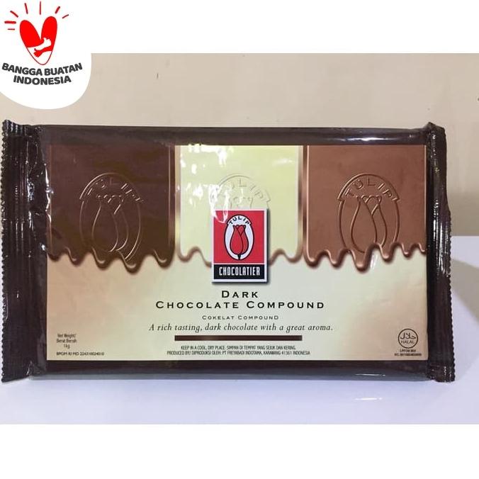 

Coklat Tulip Dark Chocolate Compound 1 Kg