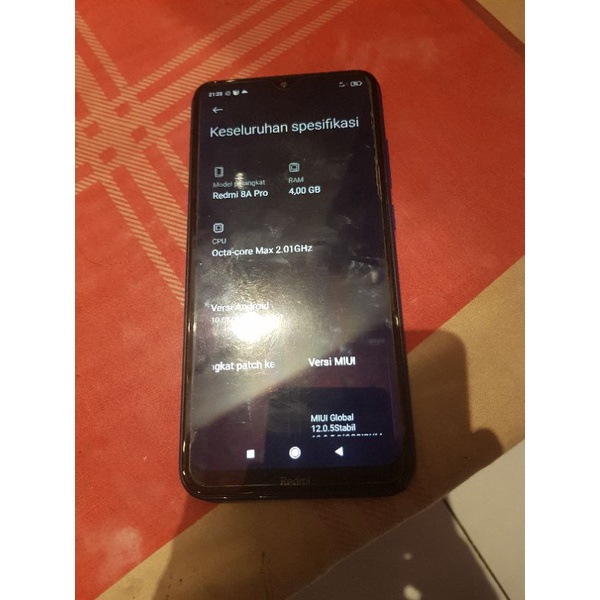 LCD redmi8a pro copotan