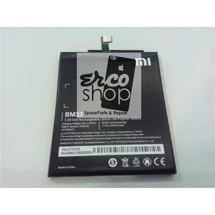 BATERAI BATTERY XIAOMI MI4I BM33