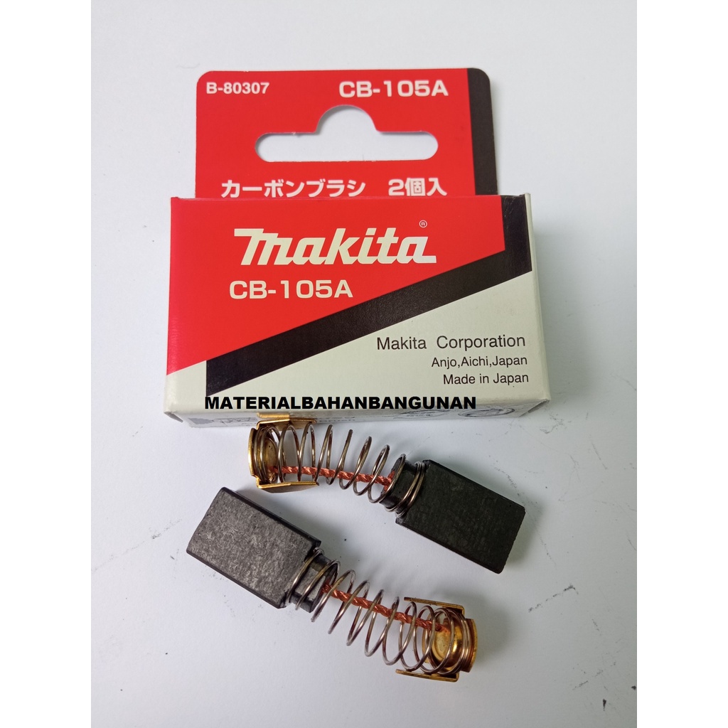ORIGINAL Sepul CB 105 A Makita Bostel Arang Kul Mesin MT 860 ORIGINAL Carbon Brush CB 105 A Makita S