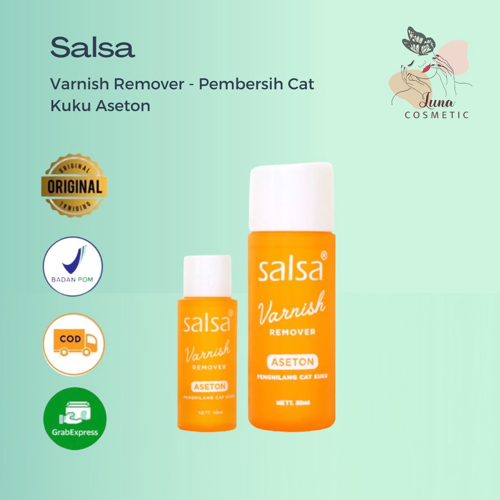 SALSA Varnish Remover - Pembersih Cat Kuku Aseton