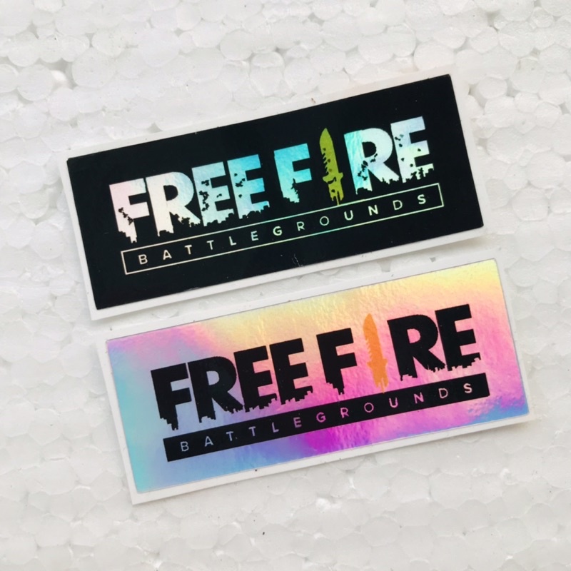 

Sticker Free Fire Hologram Laminasi Glossy