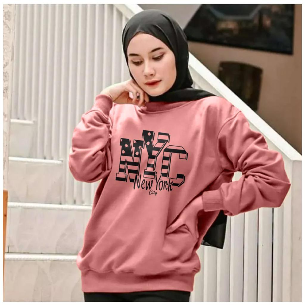 Kaos Lengan Panjang  / Kaos Sweatshirt / Atasan Wanita / Atasan Wanita Lengan Panjang