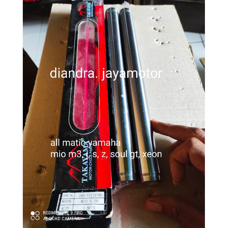 asshock depan yamaha mio m3 mio j s z, soul gt, fino