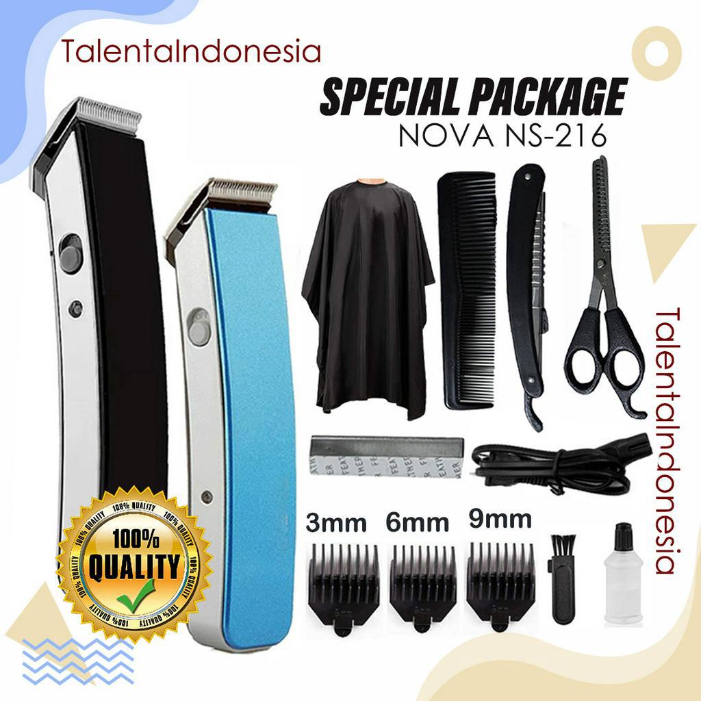 MESIN CUKUR RAMBUT KUMIS DAN JENGGOT NS216 ALAT CUKUR NOVA PORTABLE TRIMMER NS-216