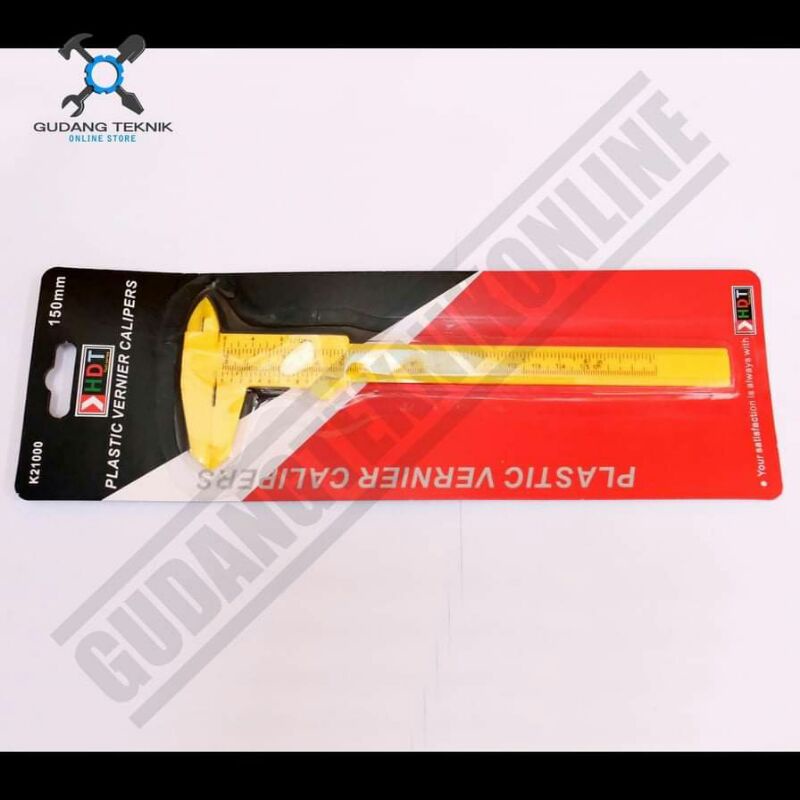 

Vernier Caliper HDT 150mm - Sketmat Jangka Sorong Caliper Plastik 150 mm Murah