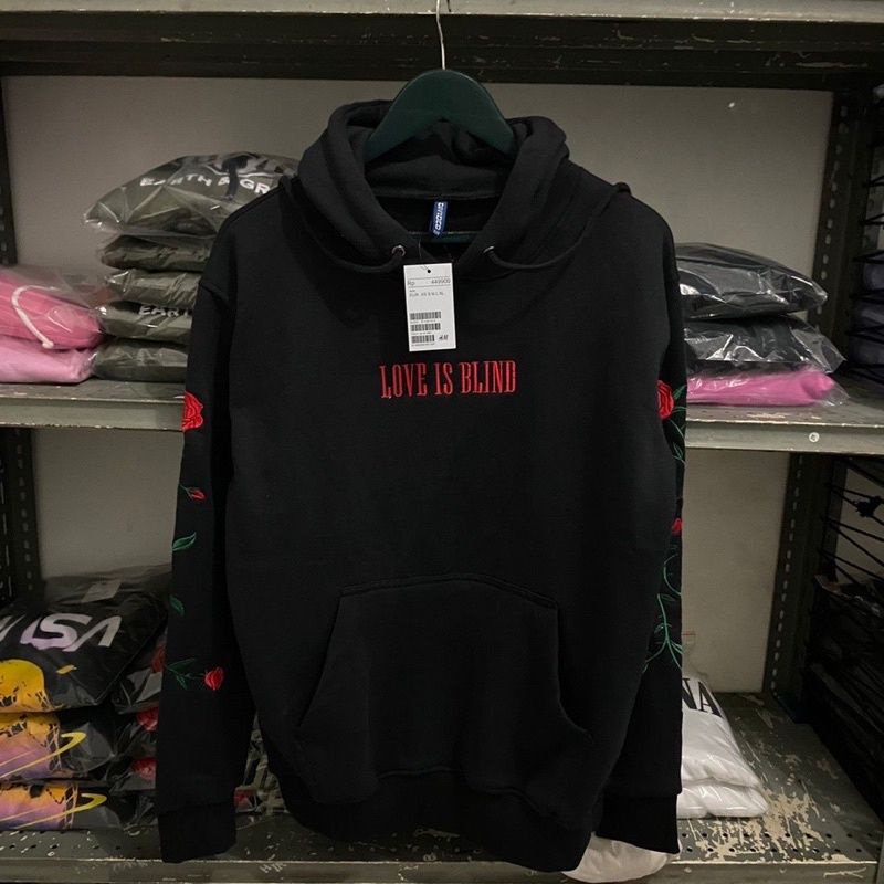 HODDIE H&M LOVE IS BLIND ROSE BLACK | OUTERWARE | SWEATER
