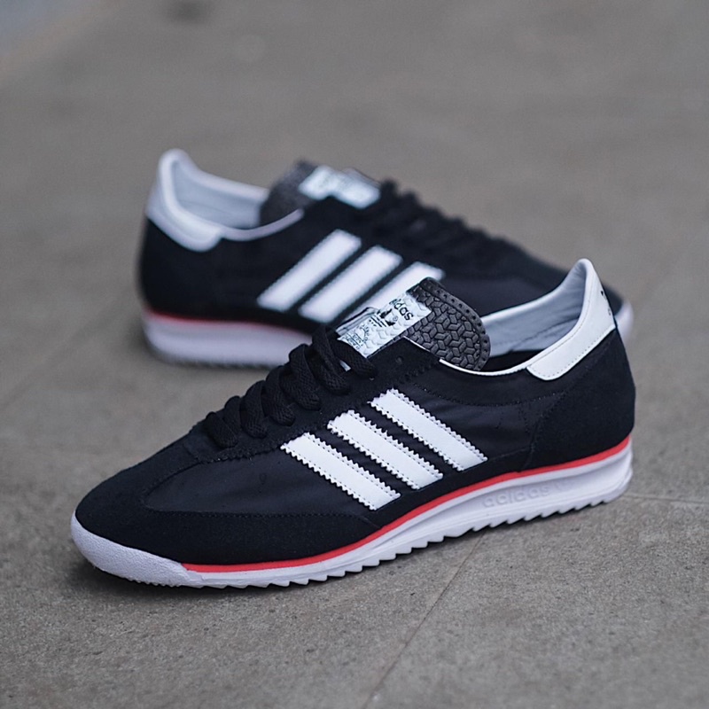 ADIDAS SL72 BLACK WHITE RED