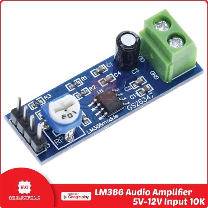 LM386 AUDIO AMPLIFIER MODULE LM386 MODULE AMPLIFIER easywa53 dijamin