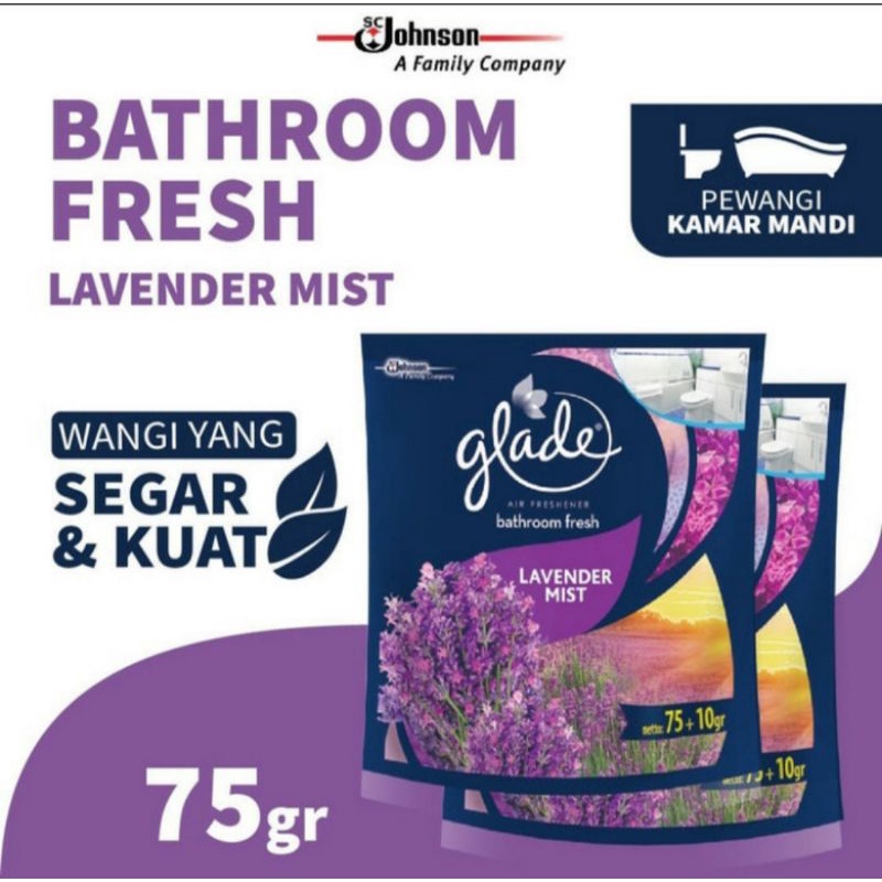 glade bathroom pengharum kamar mandi lavender mist