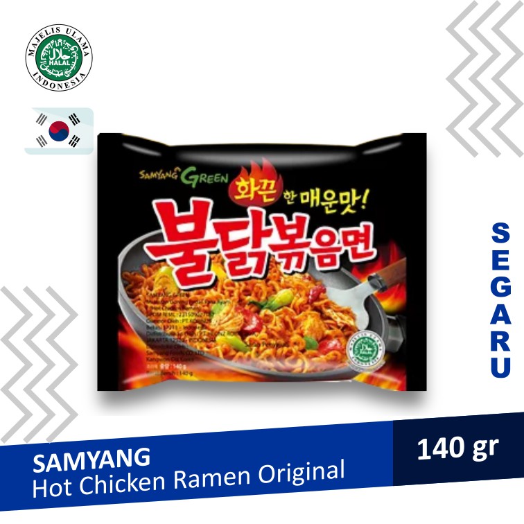 Mie Samyang Original Hot Chicken Pedas Ramen Halal MUI
