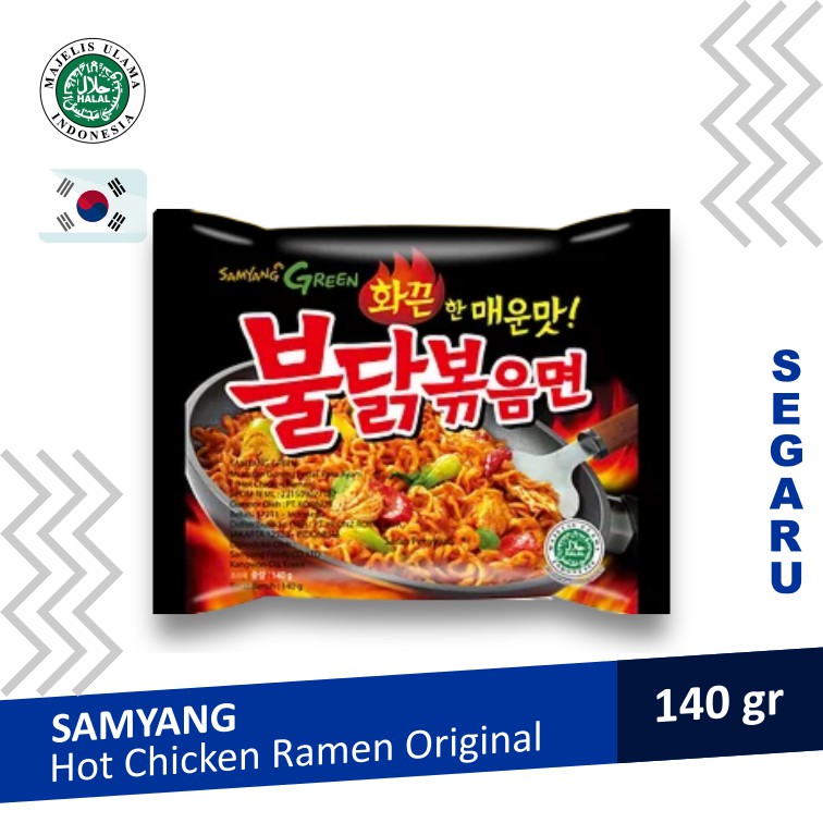 

Mie Samyang Original Hot Chicken Pedas Ramen Halal MUI