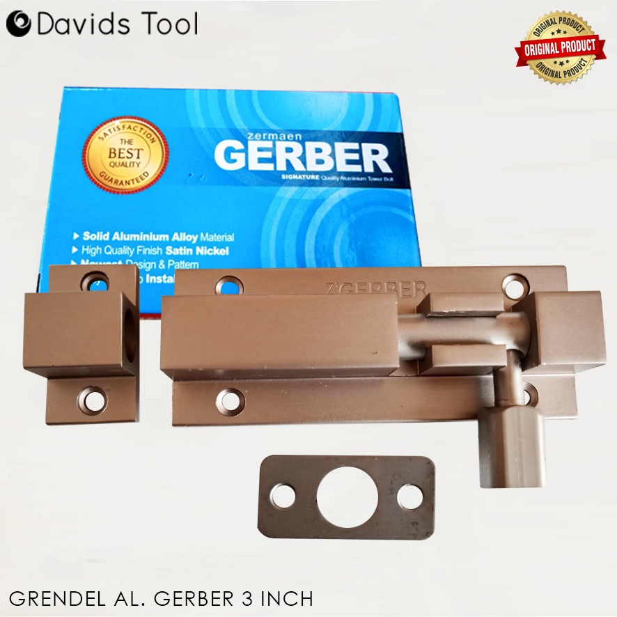 Grendel Pintu Jendela Aluminium Gerendel Alumunium Slot Pengunci Gerber CX-200