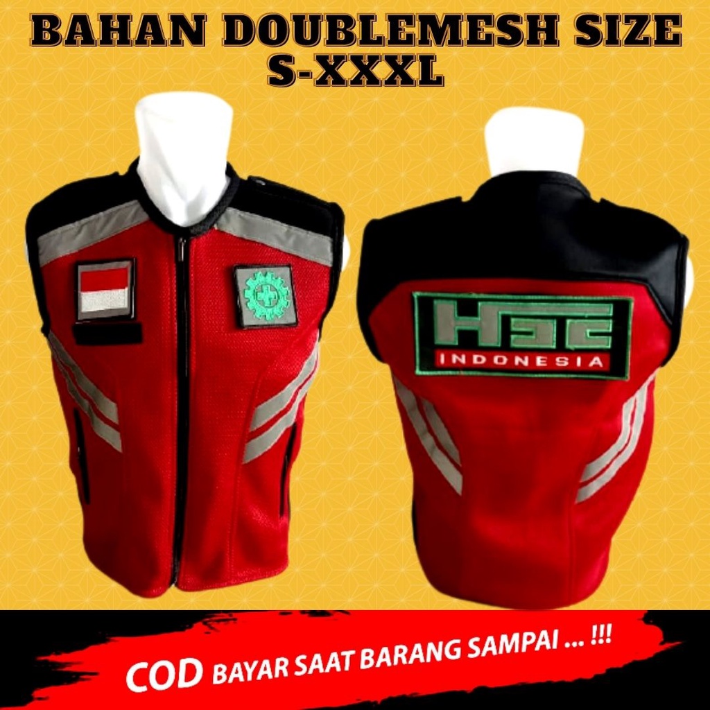ROMPI HSE Terbaru ROMPI K3 ROMPI MERAH Terbaru ROMPI SAFETY ROMPI HSE TEBAL Double Mesh Size S-XXXL