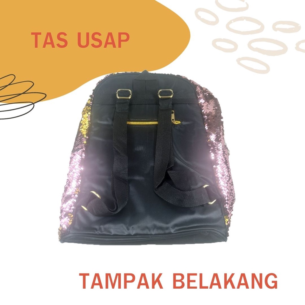 Tas Ransel Usap Anak Perempuan Tas Usap Jackstar Tas Ransel Usap Kartun 2 Gambar Tas Ransel Usap Anak SD Terlaris Termurah