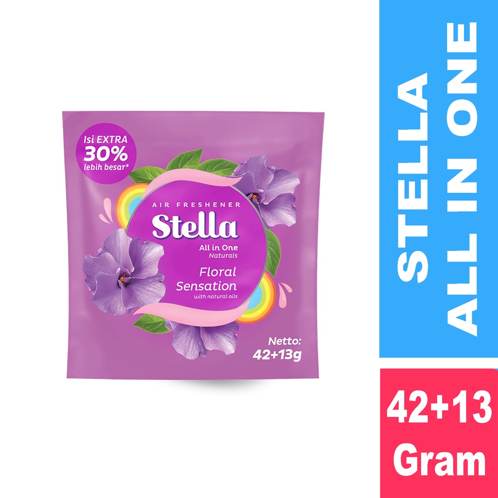 Stella All In One Natural Lime Twist / Spring Bougenville / Orange Zest / Lemon Splash / Fruity Appl