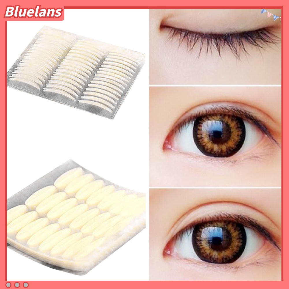 Bluelans 48Pcs Stiker Kelopak Mata Ganda Super Lengket Untuk Alat Makeup Kecantikan