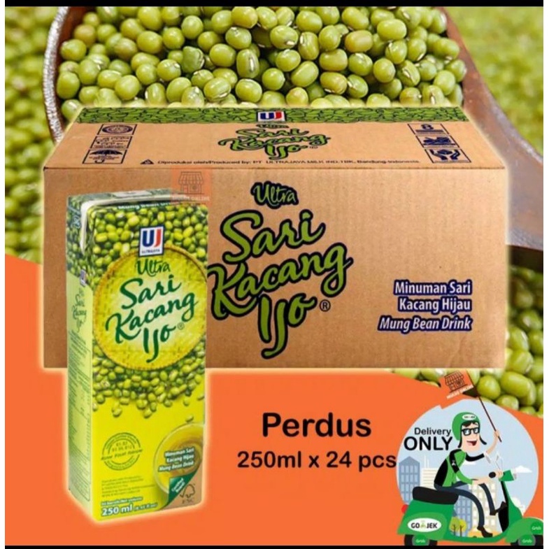 

Ultra Sari Kacang Hijau 250 ml 1 dus isi 24 pcs