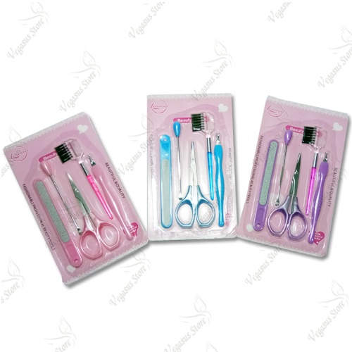 Manicure Padicure set isi 5 Pcs Alat Perawatan Kuku-Nail Art Set 5 Pcs-Vegasus Store(COD)