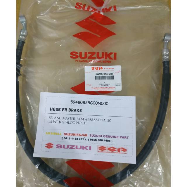 Selang/Kabel Master Rem Depan Satria FU150