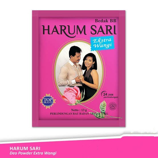 Harum Sari Bedak Extra 13gr - Bedak Ketiak Penghilang Bau Badan