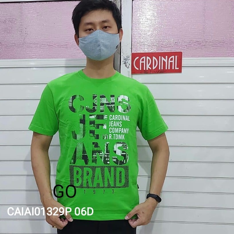 gos CARDINAL JEANS KAOS T-Shirt COWOK Reguler Slimfit Baju Cowok Kaos Cardinal