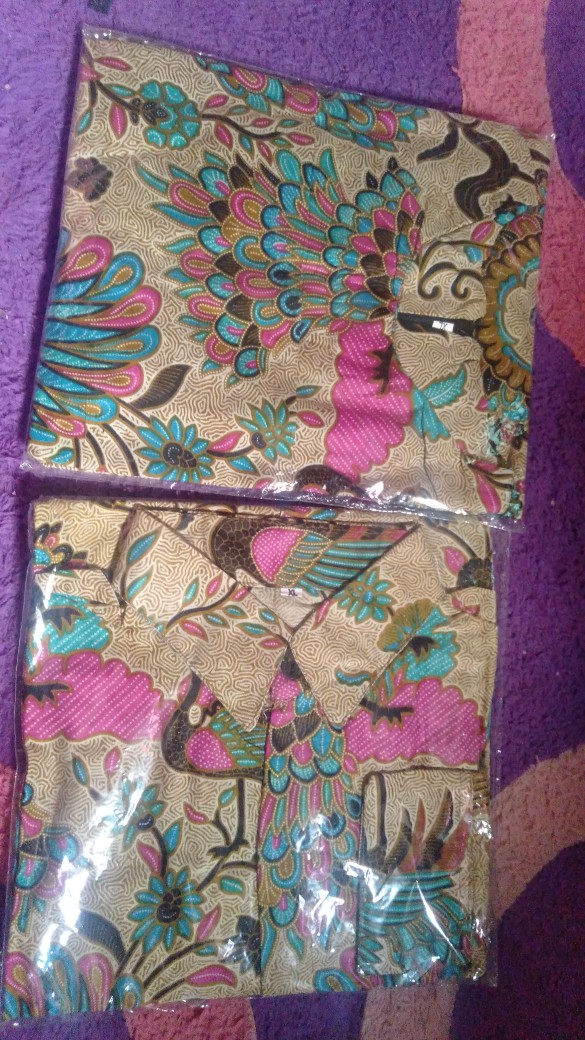 Maura Couple - Sania Ruffle Batik Couple Ori Ndoro Jowi Garansi Termurah Shopee - Batik Modern Solo