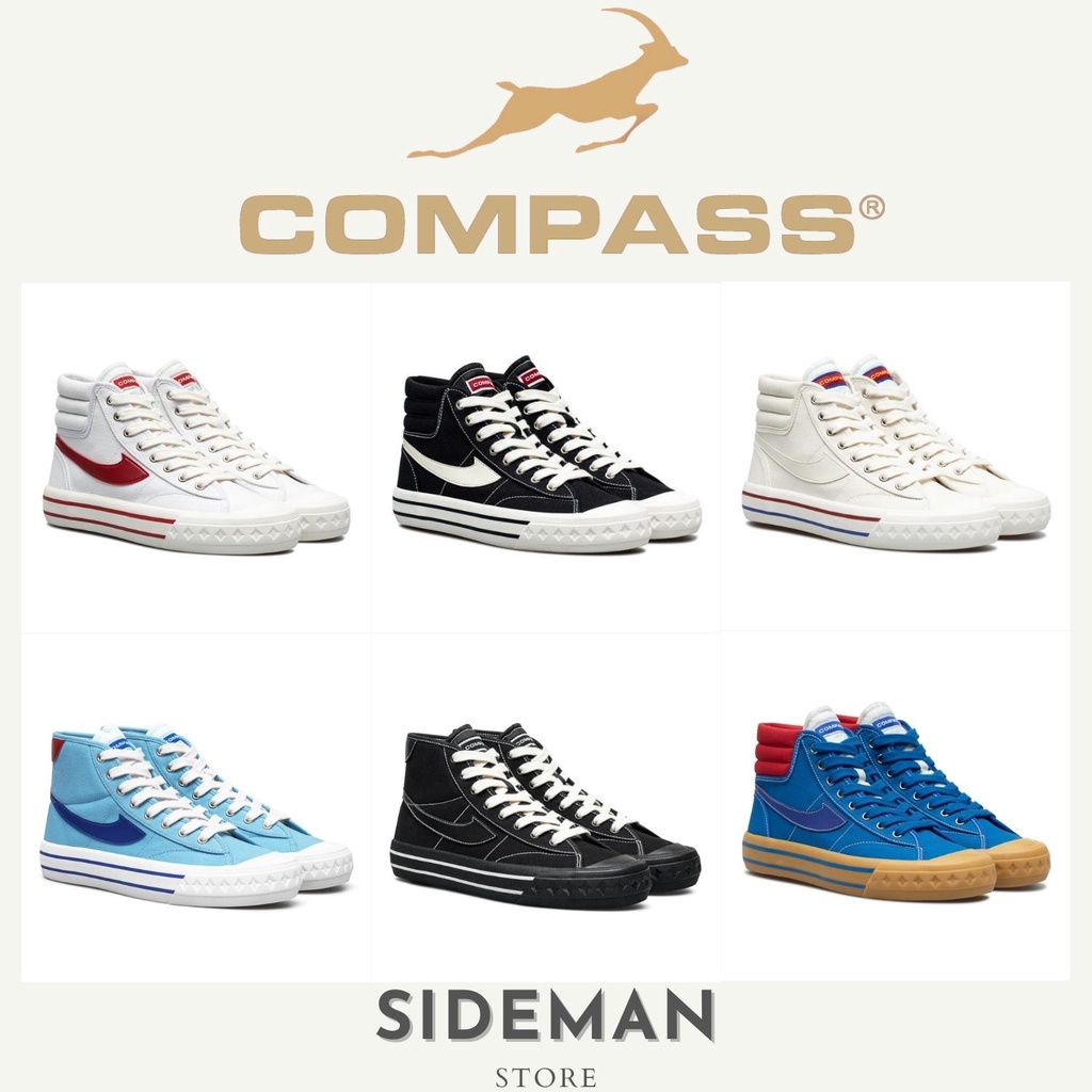 COMPASS RETROGRADE HIGH HI SERIES ALL COLOR BLACK WHITE RED BABY BLUE CREAM