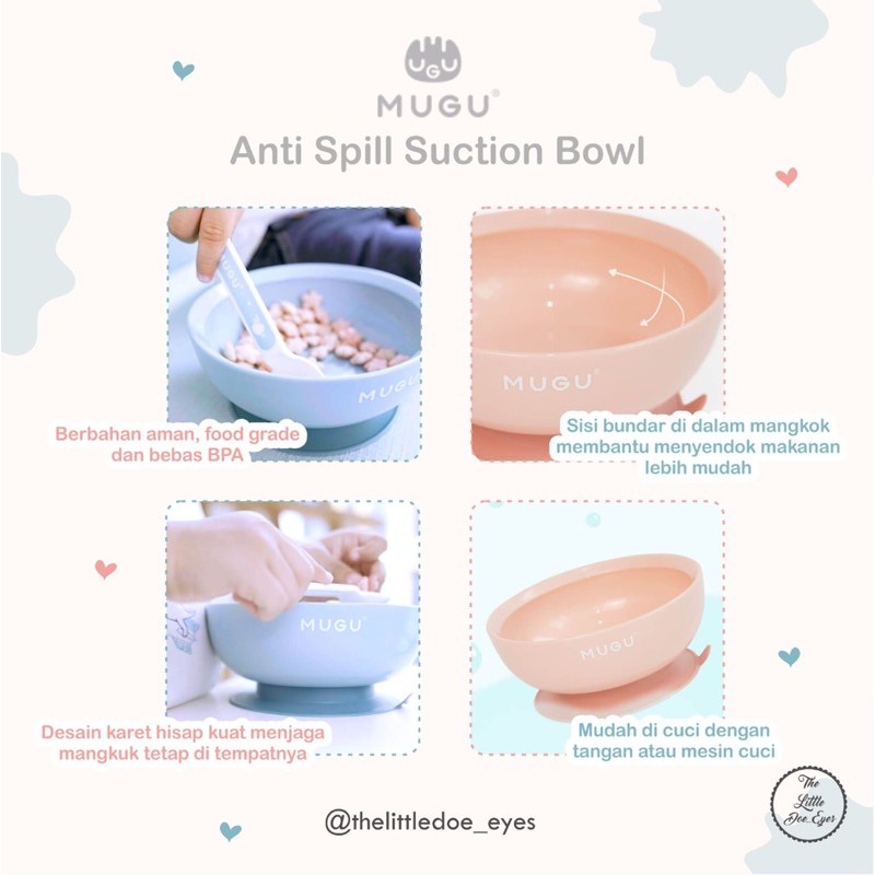 Mugu Suction Bowl 340ml / 450ml