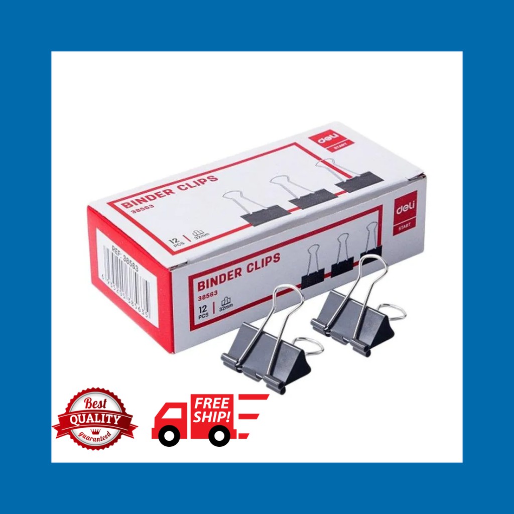 

BINDER CLIP DELI NO. 155 38563 32MM