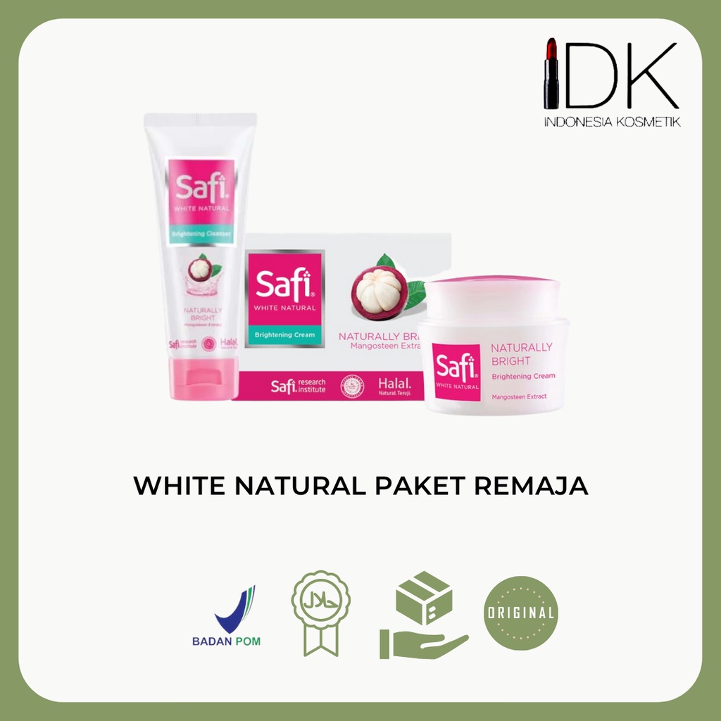 Safi White Naturals Bright Manggosteen Extract Paket Mencerahkan