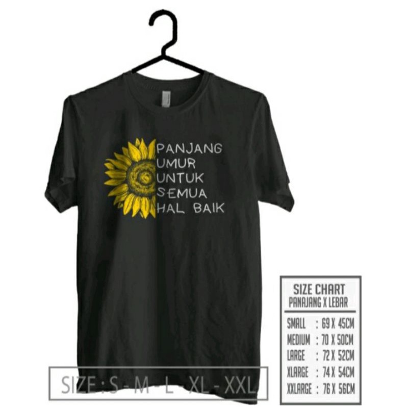 T-SHIRT/KAOS DISTRO KEREN " PANJANG UMUR HAL BAIK "