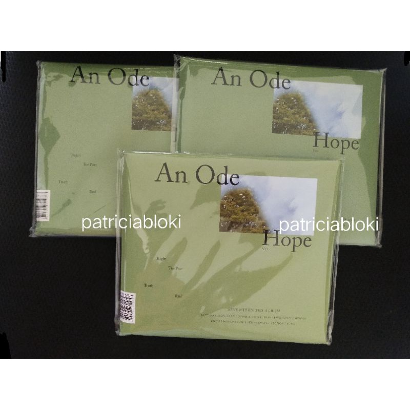 Album Seventeen An Ode Hope Ver Murah Unsealed only pc photocard mini pb full 3rd third svt sealed