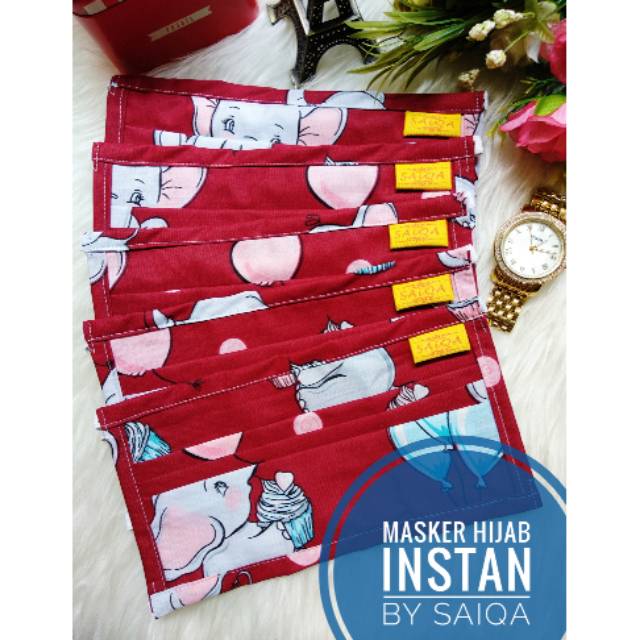 Masker Hijab Instan by SAiQA