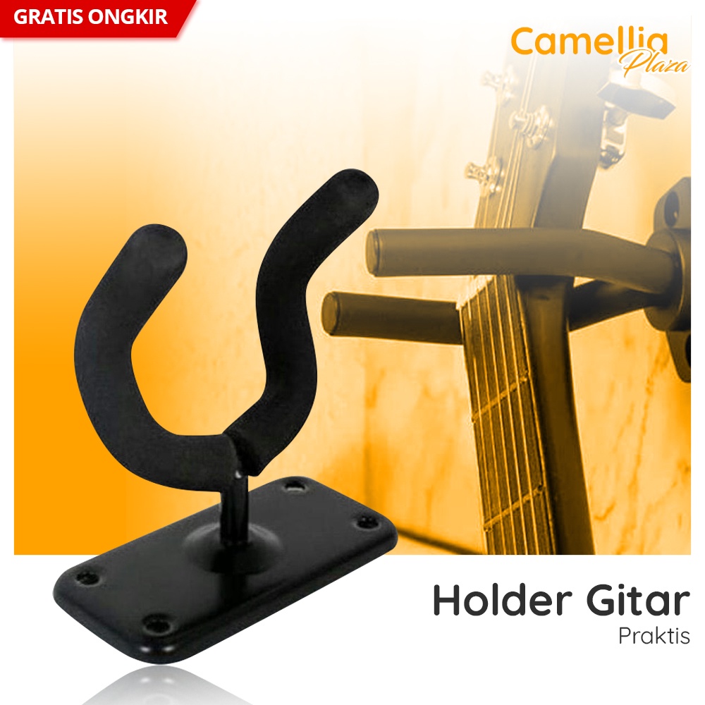 Stand Gitar Universal Aksesoris Alat Musik Guitar Stand Gantungan Gitar Bracket Holder Hanger Gitar