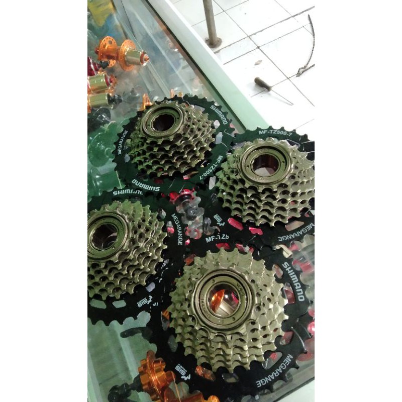 sprocket 7 speed megarangee shimano